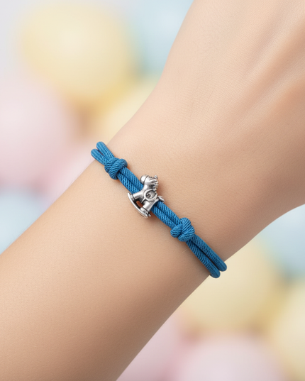 unicorn bracelet for kids - in-use