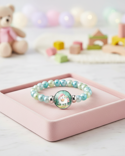 unicorn bracelet for toddler - lifestyle