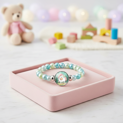 unicorn bracelet for toddler - lifestyle