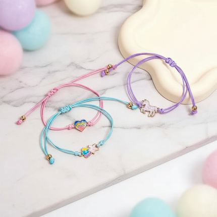 unicorn bracelet set - lifestyle