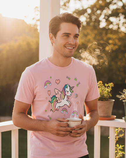 unicorn brother shirt - in-use