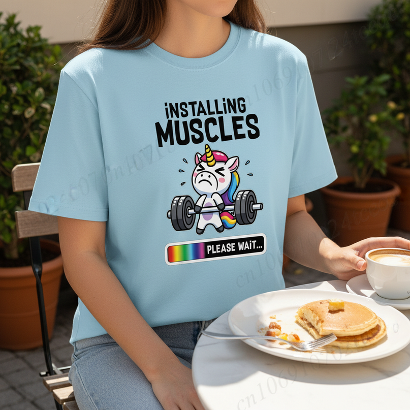 unicorn brunch shirt - lifestyle