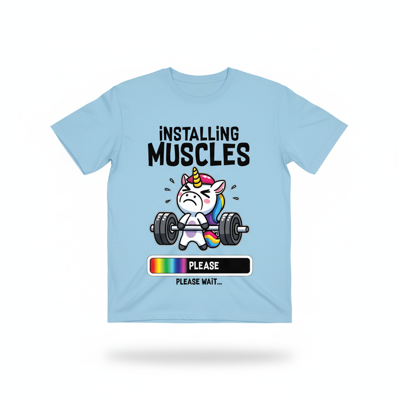 unicorn brunch shirt - white-bg