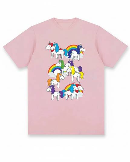 unicorn bunny shirt - white-bg