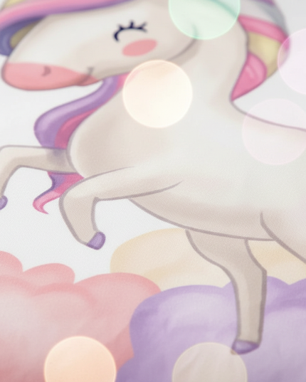 unicorn butterfly bedding - detail