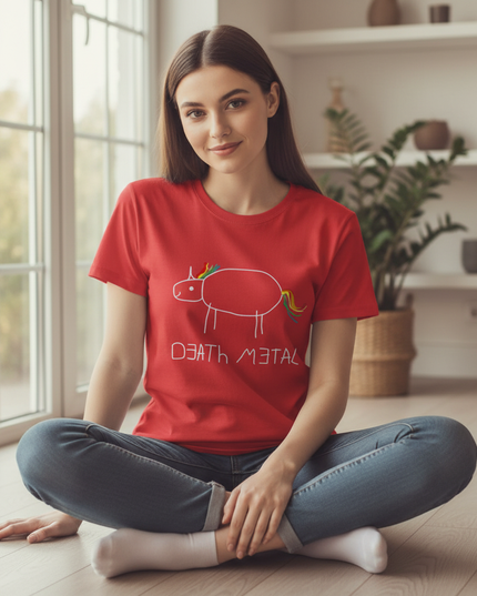 unicorn button up shirt - lifestyle