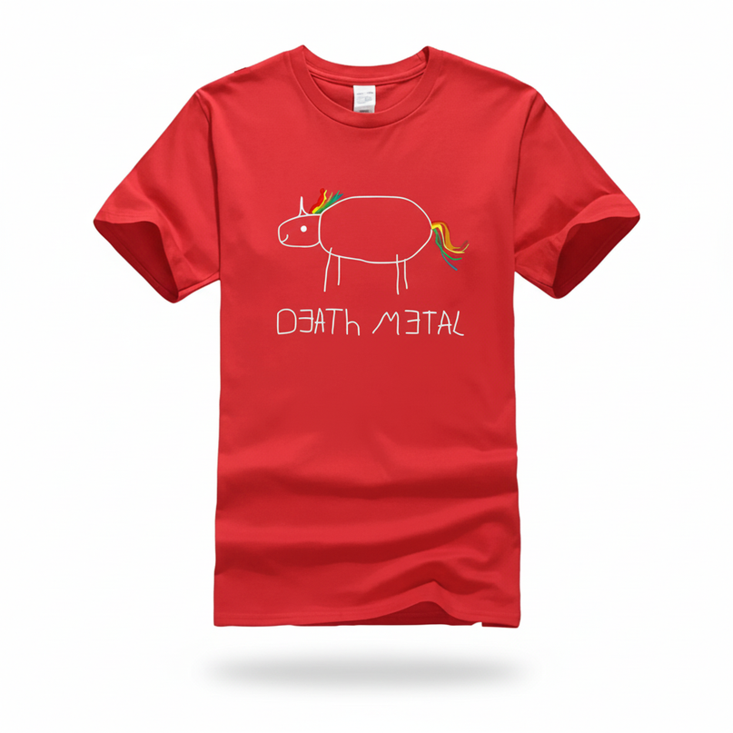 unicorn button up shirt - white-bg