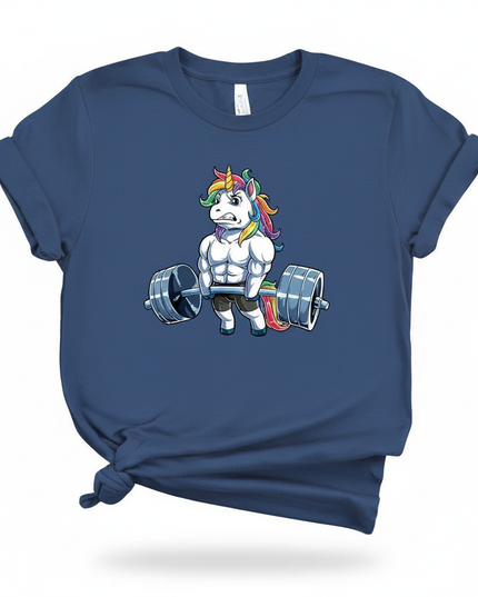 unicorn camp shirt - white-bg