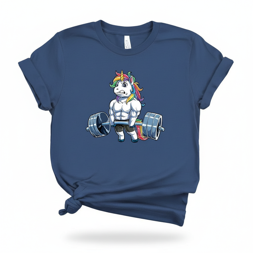 unicorn camp shirt - white-bg
