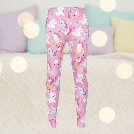 unicorn candy leggings - lifestyle