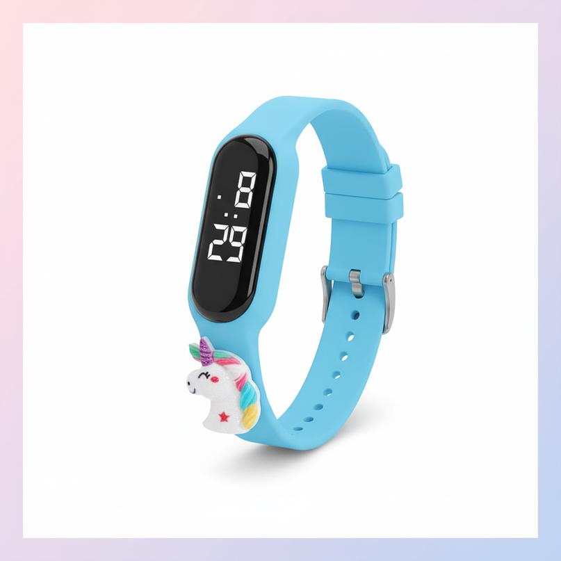 unicorn candy watch - white-bg