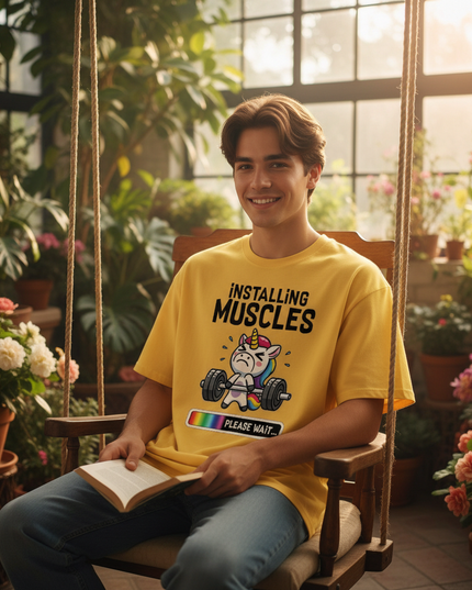 unicorn carnival shirt - in-use