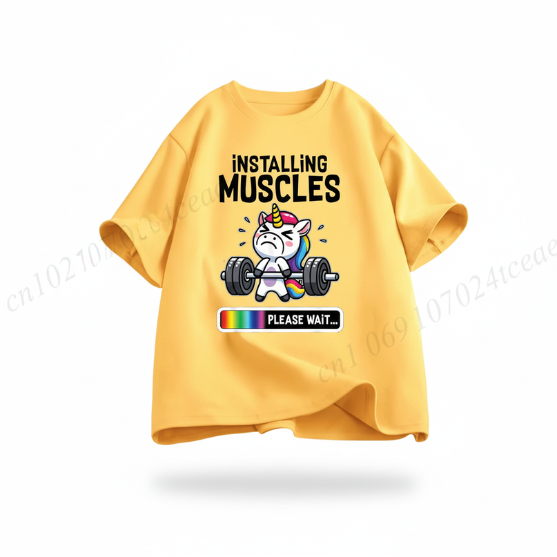 unicorn carnival shirt - white-bg