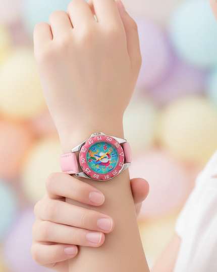 unicorn casual watch - in-use