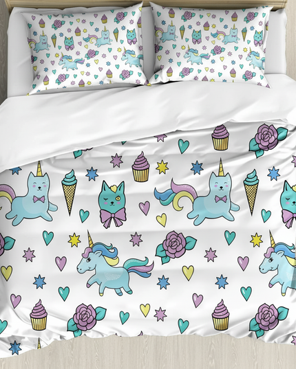 unicorn cat bedding - lifestyle