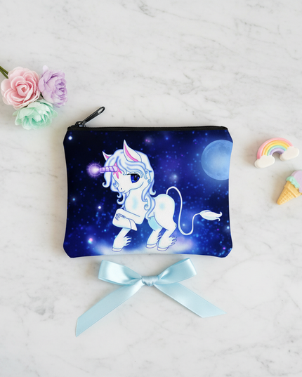 unicorn change purse - flat-lay