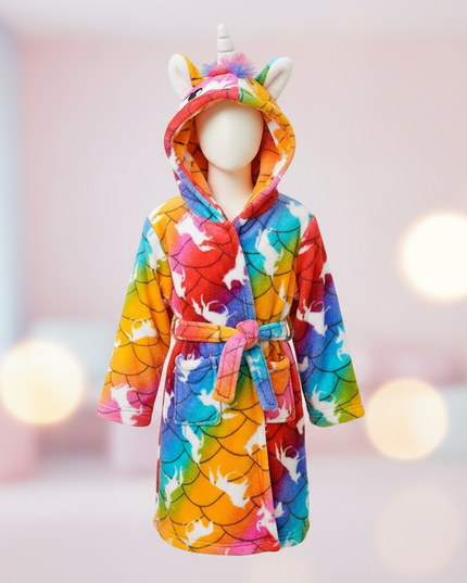 unicorn character robe - lifestyle
