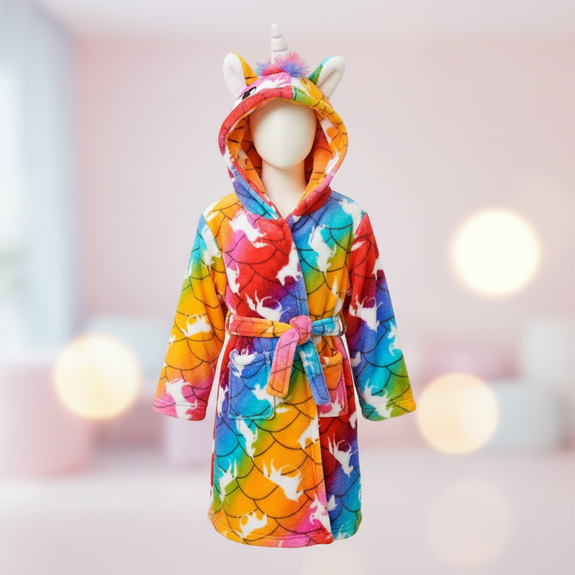 unicorn character robe - lifestyle