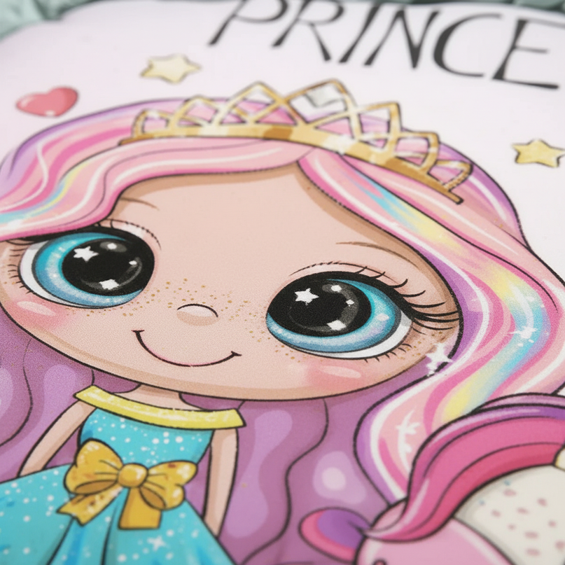 unicorn childrens bedding - detail