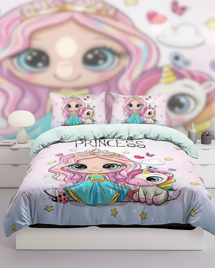 unicorn childrens bedding - lifestyle