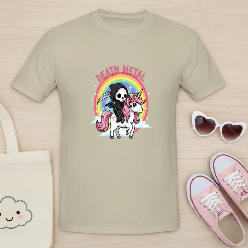 unicorn christmas shirt - flat-lay