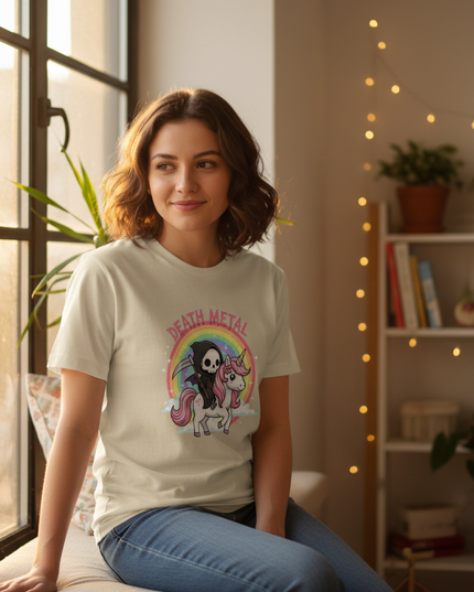 unicorn christmas shirt - in-use