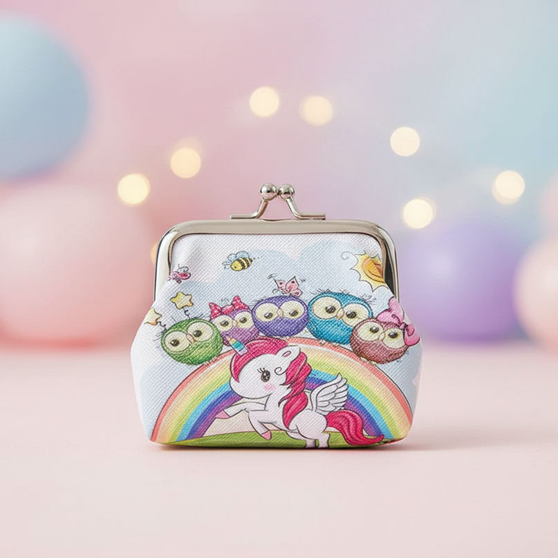 unicorn clasp purse - lifestyle