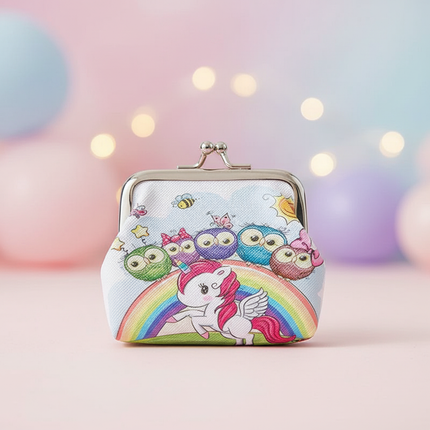 unicorn clasp purse - lifestyle