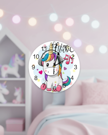 unicorn clock for kids - lifestyle
