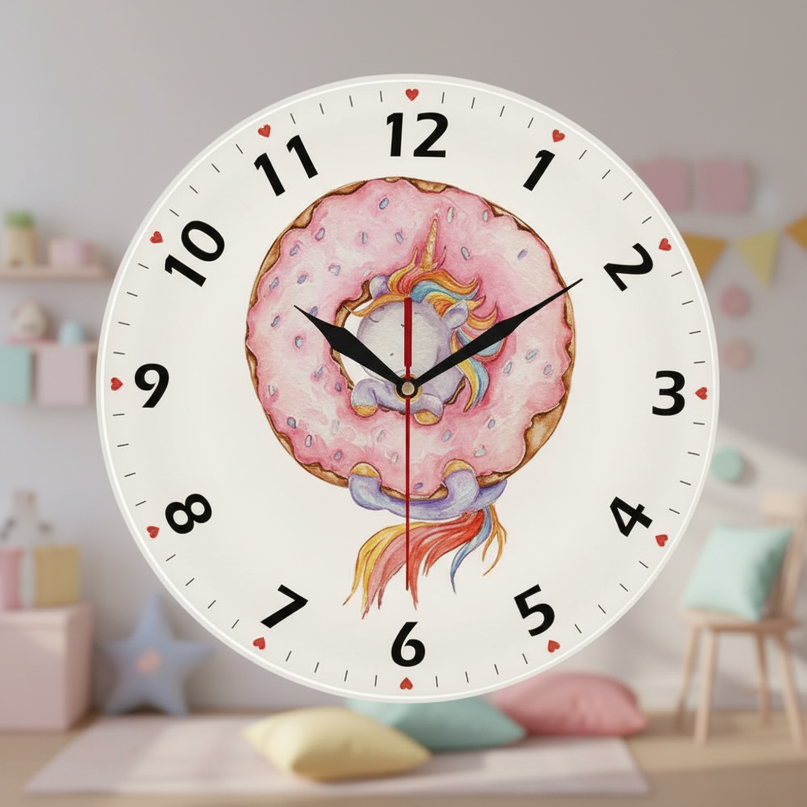 unicorn clock with led - lifestyle