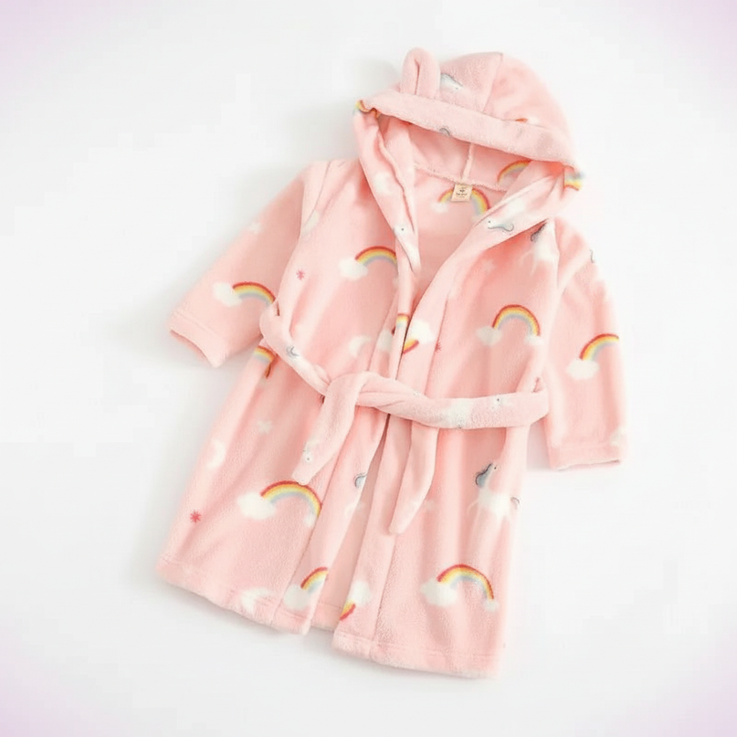 unicorn cloud robe - white-bg