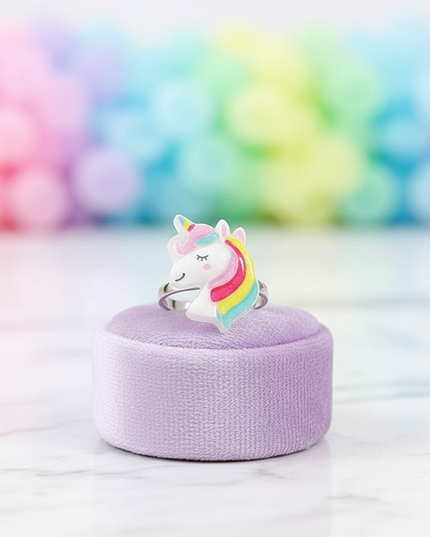 rainbow unicorn ring - lifestyle