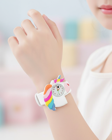 unicorn colorful watch - in-use