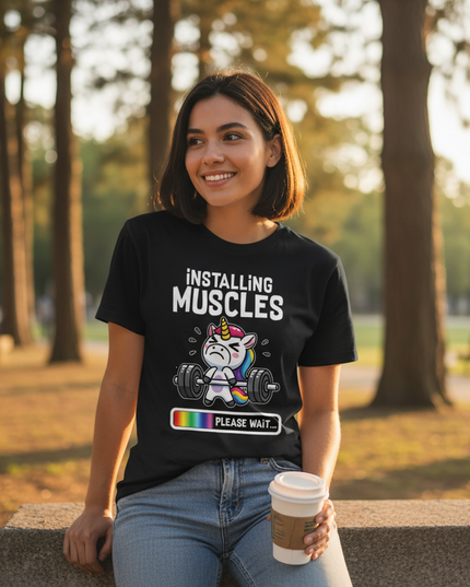 unicorn concert shirt - in-use