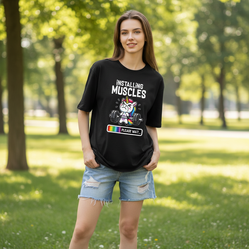 unicorn concert shirt - lifestyle