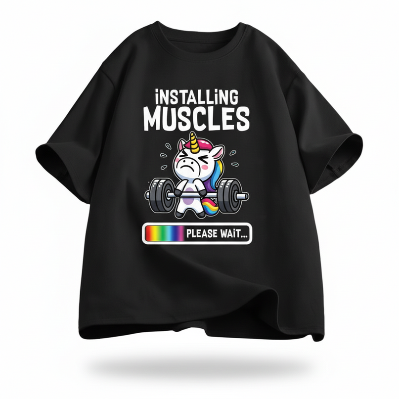 unicorn concert shirt - white-bg