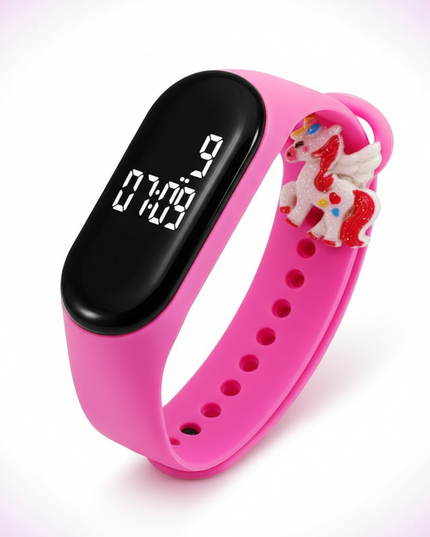 unicorn confetti watch - white-bg