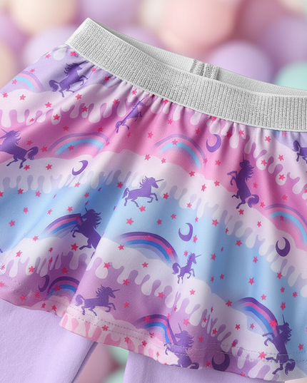 unicorn cosmic leggings - detail