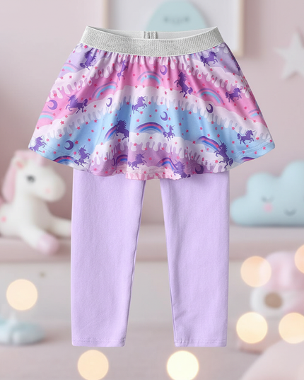 unicorn cosmic leggings - lifestyle