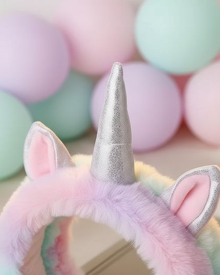 unicorn cosplay headband - detail