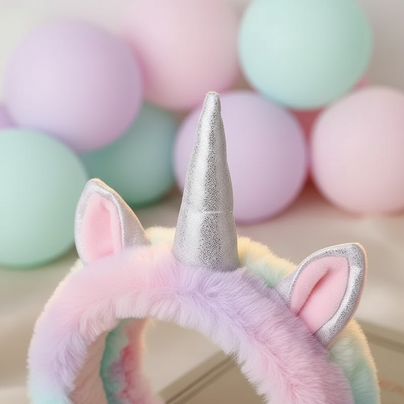 unicorn cosplay headband - detail