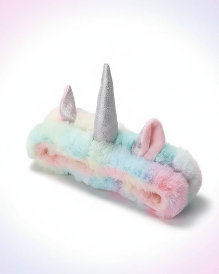 unicorn cosplay headband - white-bg