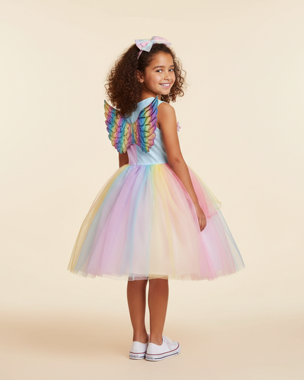 unicorn costume dress girls - back