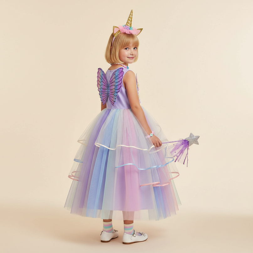 unicorn costume fancy dress - back