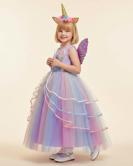 unicorn costume fancy dress - three-quarter
