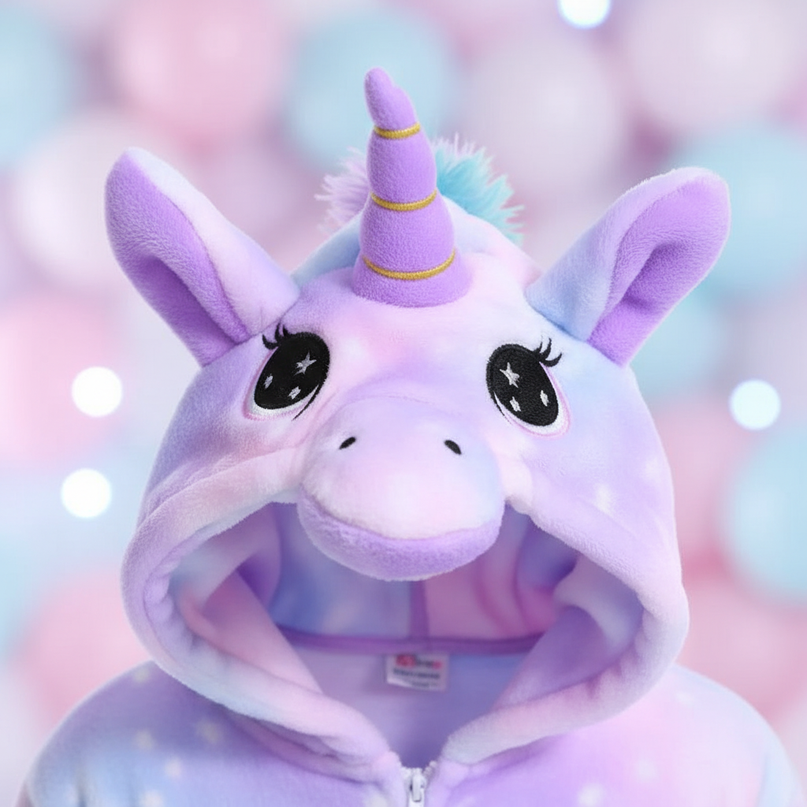 unicorn costume onesie - detail