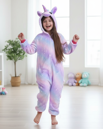 unicorn costume onesie - in-use