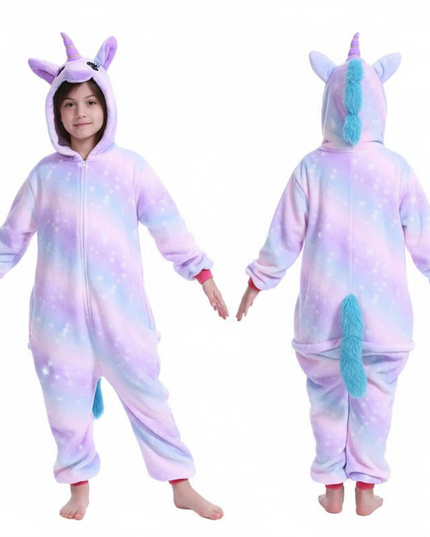 unicorn costume onesie - white-bg