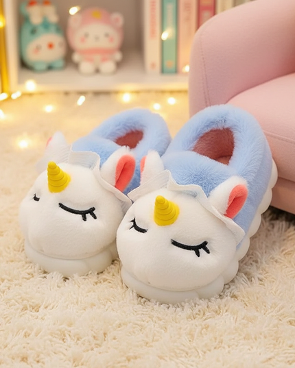 unicorn cotton slippers - lifestyle