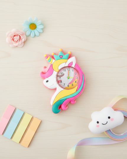 unicorn crown watch - flat-lay